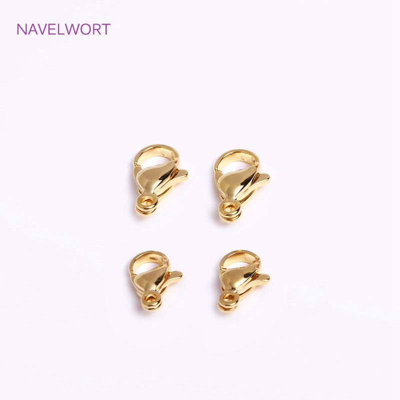 bisuteria materiales por mayor Cierres de langosta de acero inoxidable para fabricación de joyas, accesorios para fabricación de pulseras DIY, materiales de joyería al por mayor, 10mm/12mm