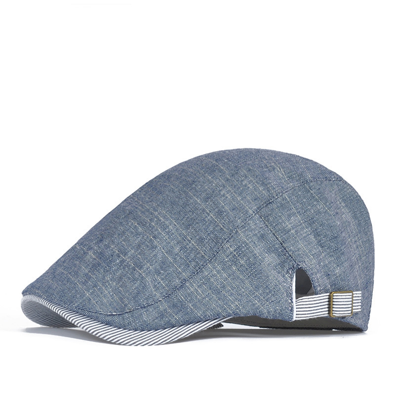 Voksen sommer tynd vedbend cap mandlige afslappet bomuld newsboy hat mand og kvinde seje beret hætter