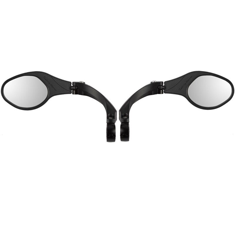 Hafny 1Pc MR081 Rvs Lens Fiets Achteruitkijkspiegel Breed Scala Back Zicht Bike Reflector Hoek Verstelbare