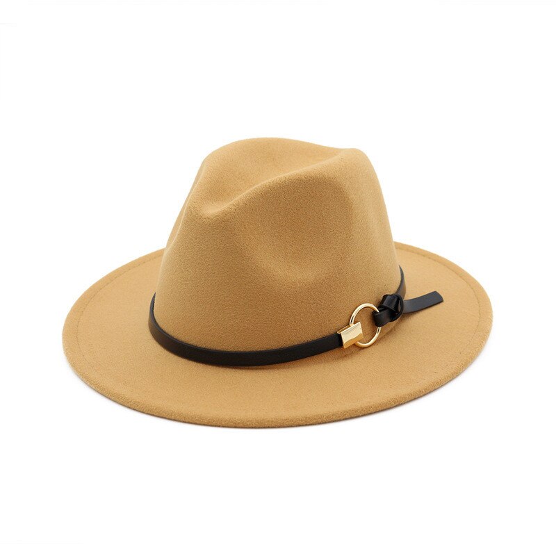 Chapeau large Vintage pour hommes et femmes, avec boucle de ceinture, chapeaux d'extérieur réglables, chapeau de paille respirant et léger pour femmes,: S