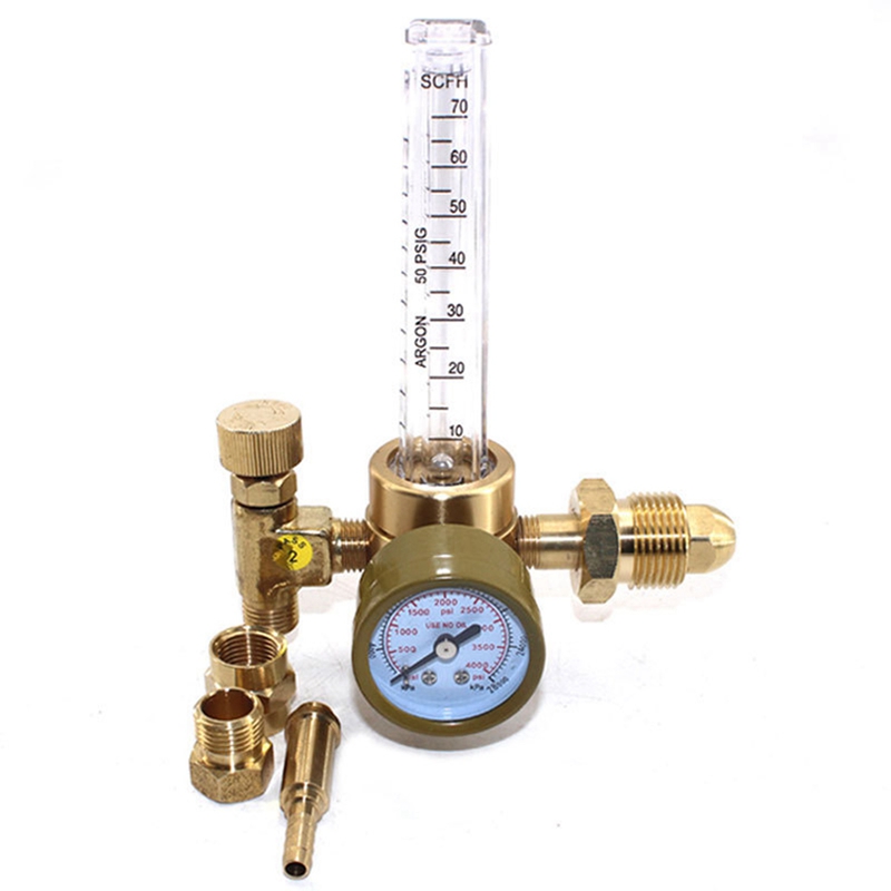 Argon Flowmeter Pressure Reducer Pressure Gas Flow Regulator Welding Instrument Welding Machine