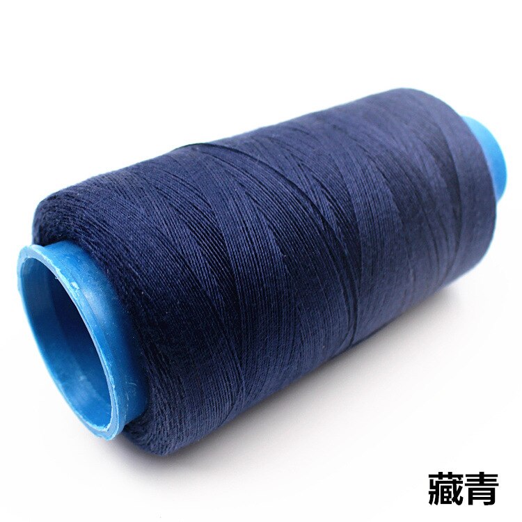 20s/3 Polyester Three Thick Sewing Thread Jeans Thread Hand Stitching Canvas Coarse Cloth Denim Thread Sewing Machine Thread: dark blue