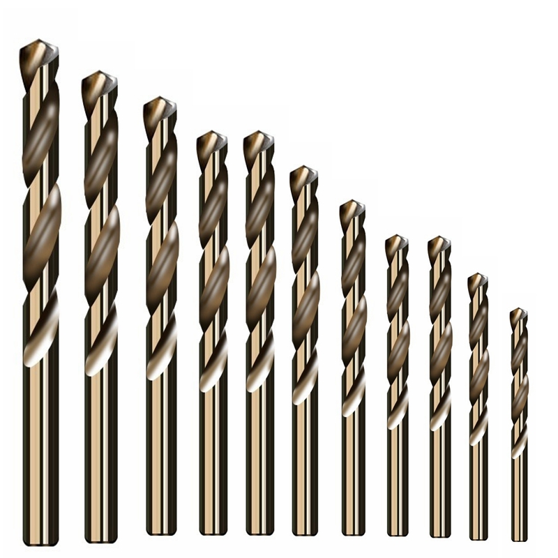 Cobalt High Speed steel Twist Drill Bit M35 Stainless Steel Tool Set Accessories for Metal Stainless Steel Drilling Metalworking