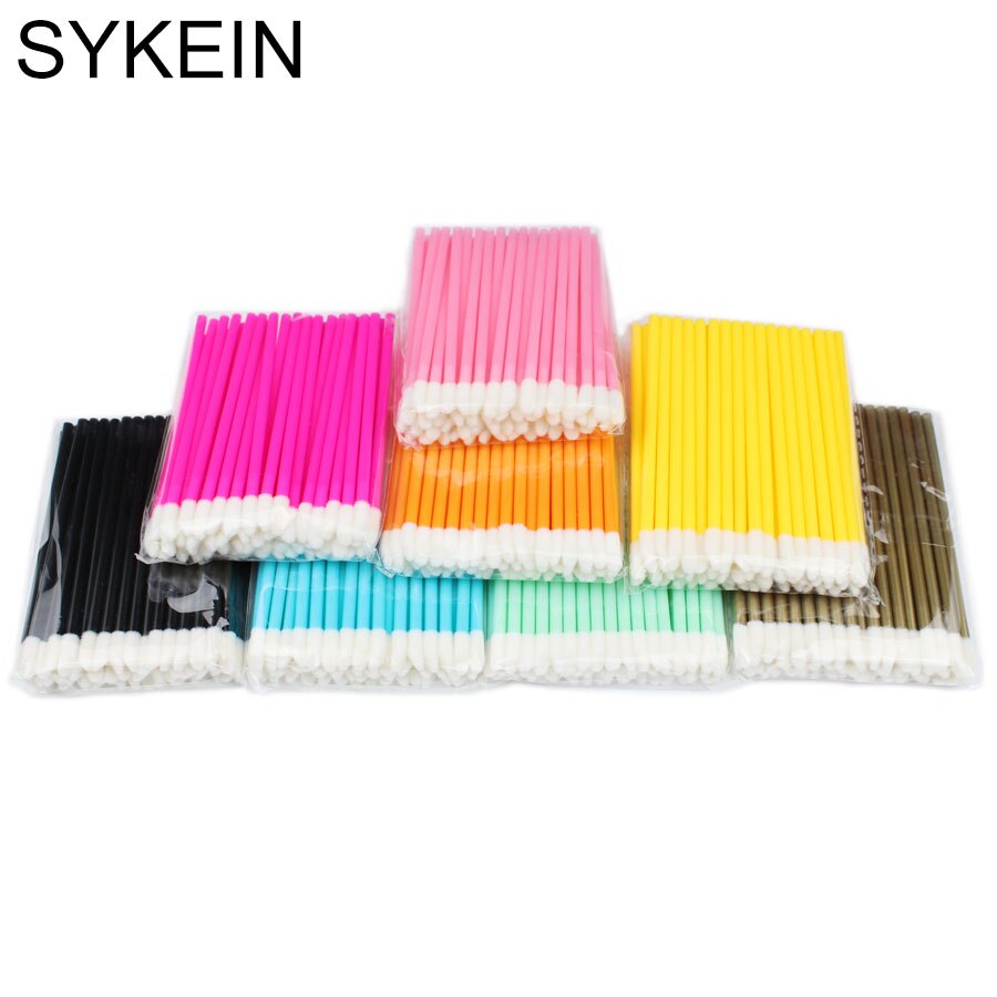 50 Stuks Wegwerp Lip Borstel Wimperborstels Wimpers Micro Borstels Wimper Extension Applicator Cleaner Beauty Makeup Tools