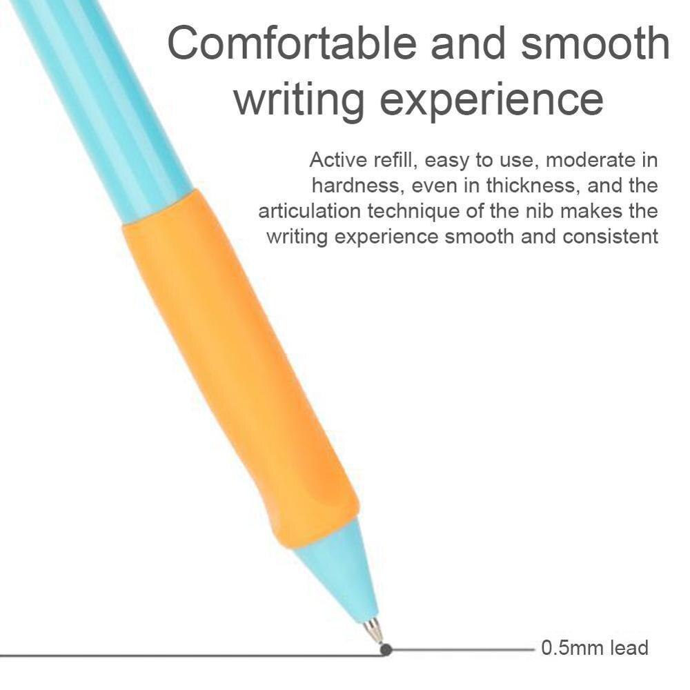 1PC Kawaii Plastic Mechanical Pencil Easy Start Cute Pencil Grasp School Automatic For Kids Writing Supplie Pencil 0.5mm Co D4L5
