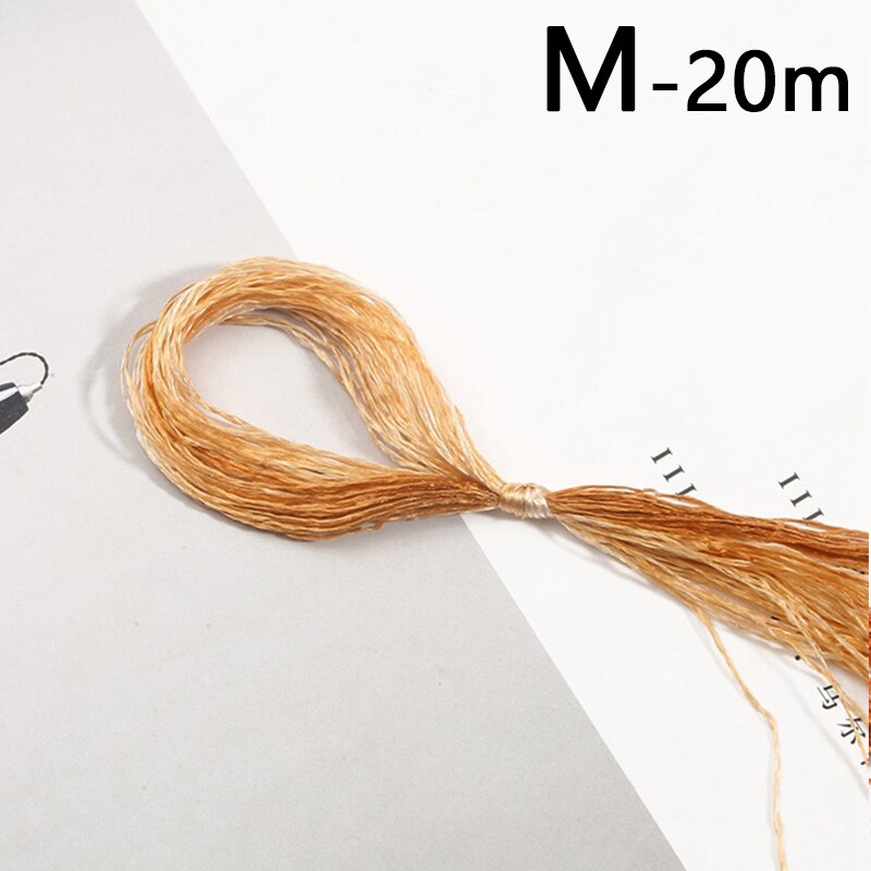20M Polyester Embroidery Thread Gradient Cross Stitch Floss Threads Cotton Sewing Skeins Skein Kit DIY Sewing Tool Crafts: M