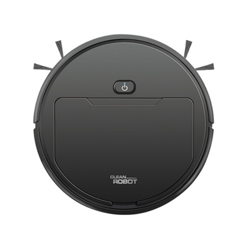 Thuis Slimme Robot Stofzuiger Mop Vegen Droog Nat Schoner Kleine Oplaadbare Vegen Robot Automatische Huis Schoonmaken Machine: black with box
