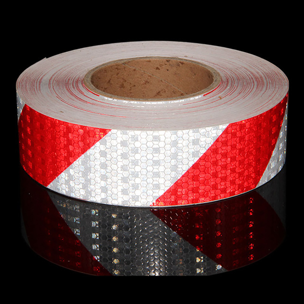 Auto veiligheidswaarschuwingstape reflecterende sticker fietsframe motorfiets fiets sticker decor reflecterende strips veiligheidsmarkering waarschuwingstape