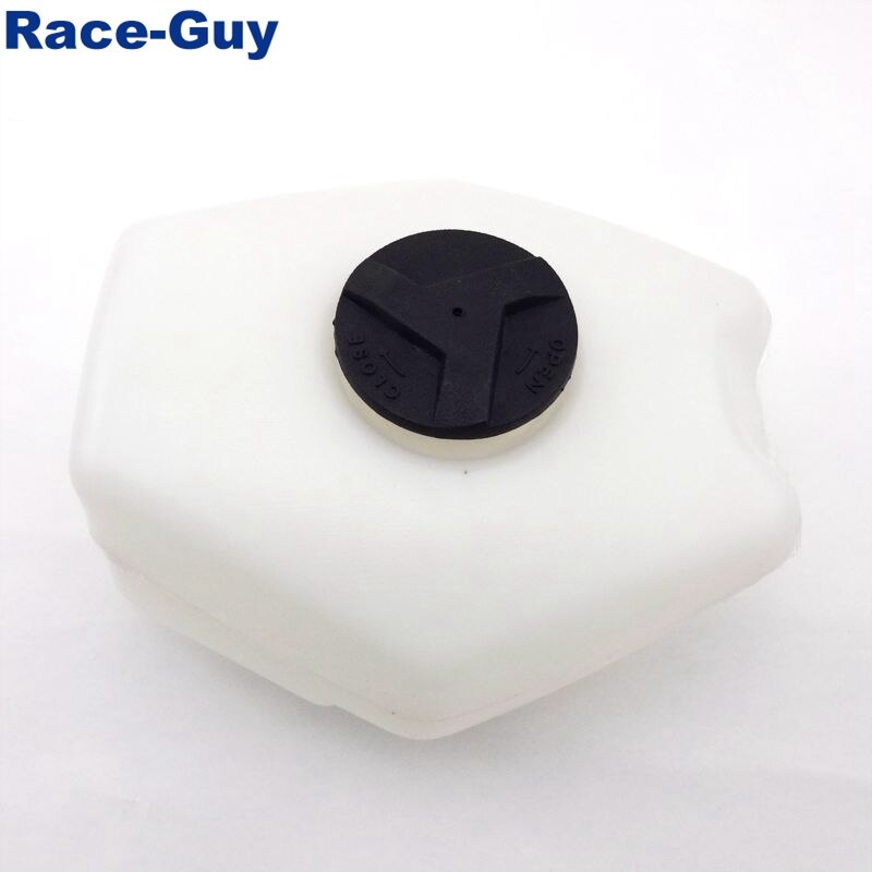 White Plastic Petrol Gas Fuel Tank For Chinese 2 Stroke 47cc 49cc Minimoto Kids Mini Moto Pocket Bike