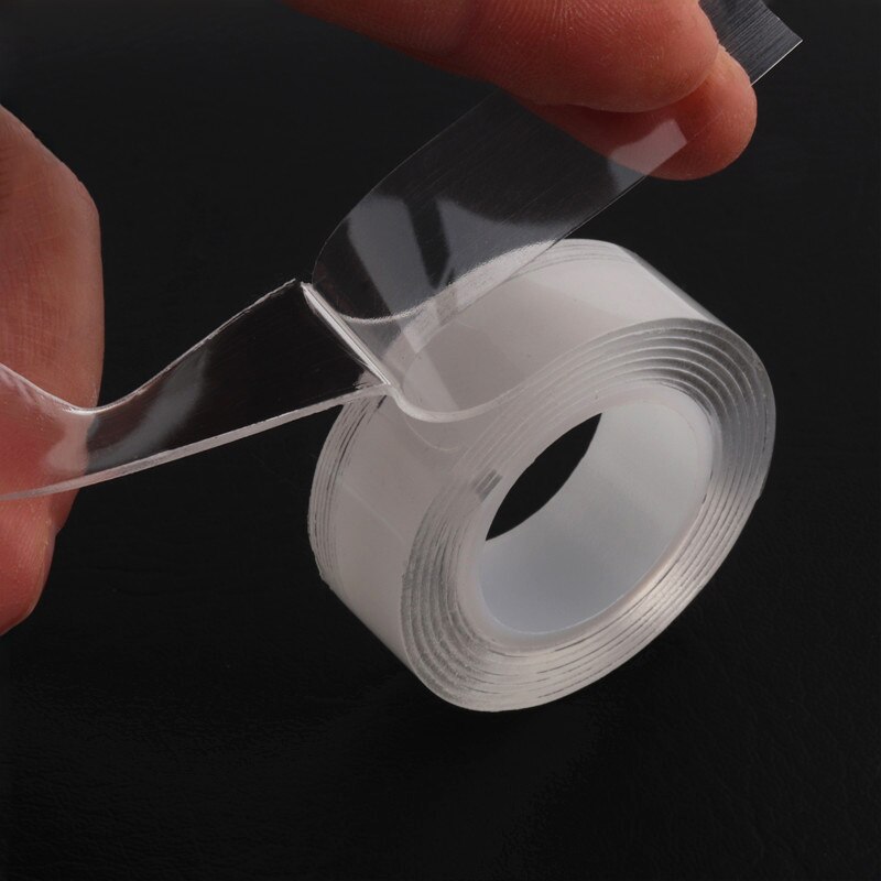 Cinta adhesiva impermeable 6850 transparente de doble cara, Nano, reutilizable, para el hogar, porcelana, madera, metal, plástico, súper pegamento