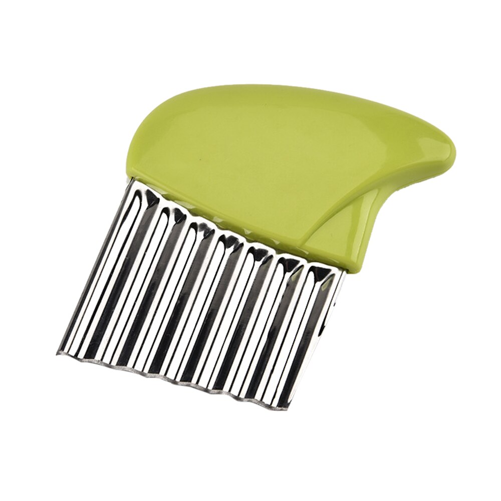 Useful Stainless Steel Carrot Vegetable Corrugated Cutter Slicer Potato Chips Corrugated Kitchen Knife wrinkled potato chips: WWG2779