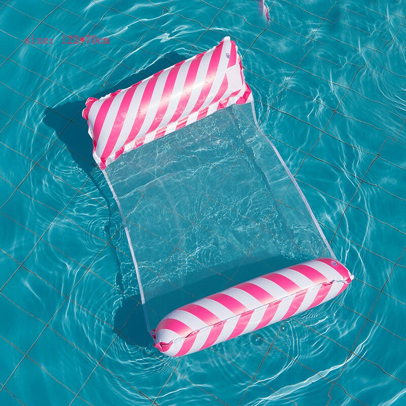 Opblaasbare Water Speelgoed Voor Volwassen Hangmat Deckchair Water Opvouwbare Deckback Deckchair Opblaasbare Drijvende Hangmat Outdoor Speelgoed