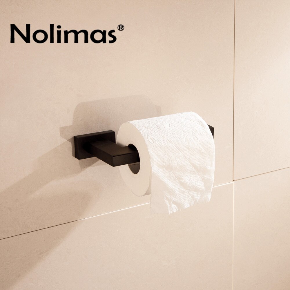 SUS 304 Stainless Steel Bathroom Hardware Set Paper Holder Toilet Brush Holder Towel Bar Bathroom Accessories: Paper Holder