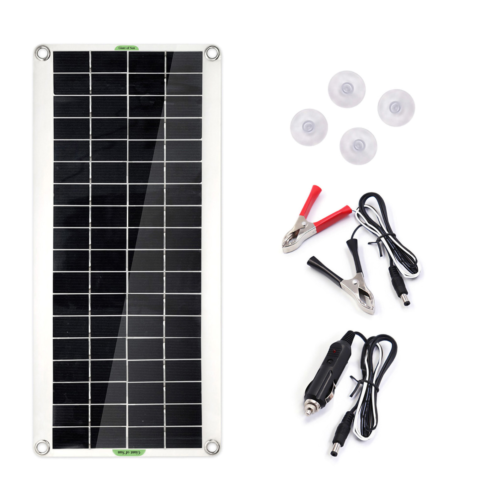 20W Solar Panel Kit Outdoor Car Boat Battery Power Supply Solar System DIY Panel Battery Charger