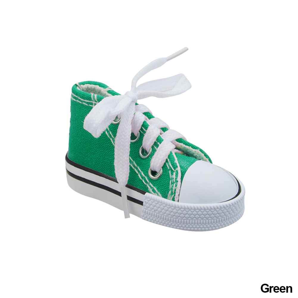 Cavalletto laterale per moto divertente carino Mini scarpa supporto per piede per bicicletta cavalletto per bici da motore 7.5cm accessori per giocattoli: green