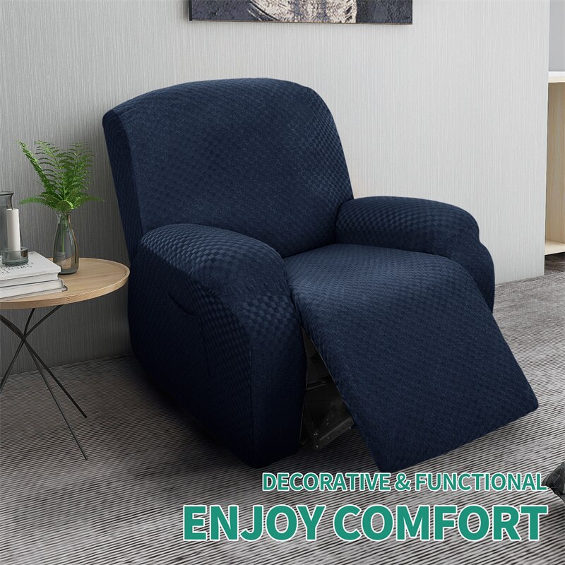 Luie Jongen Fauteuil Stoel Cover All Inclusive Massage Lounge Sofa Cover Wingback Fauteuil Sofa Elastische Cover Enkele Couch Cover: A4 Recliner Cover