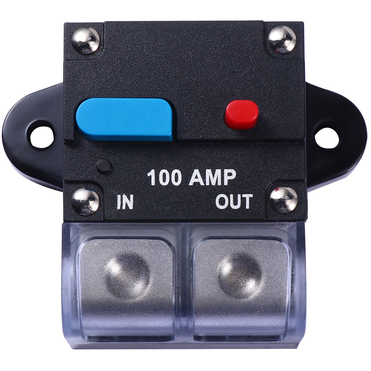 100A 200A 250A 300A Car Resettable Circuit Breaker Self-recovery Fuses for Cars Manual Reset Button Fuse Car Accessories: 100A
