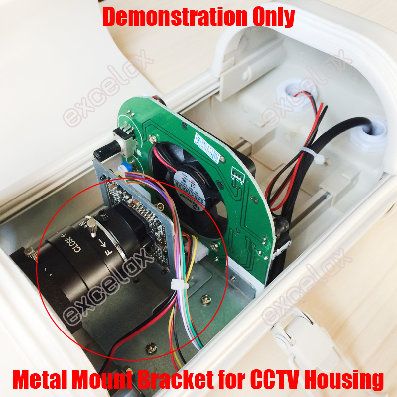 2PCS/Lot Metal Plate Bracket Support for Mounting 38x38mm Camera Module Board to Side Open CCTV Camera Housing Enclosure