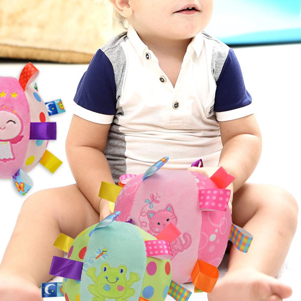 Baby Ball Super Soft Appease Ball color hand ball Music / Sound Cotton material