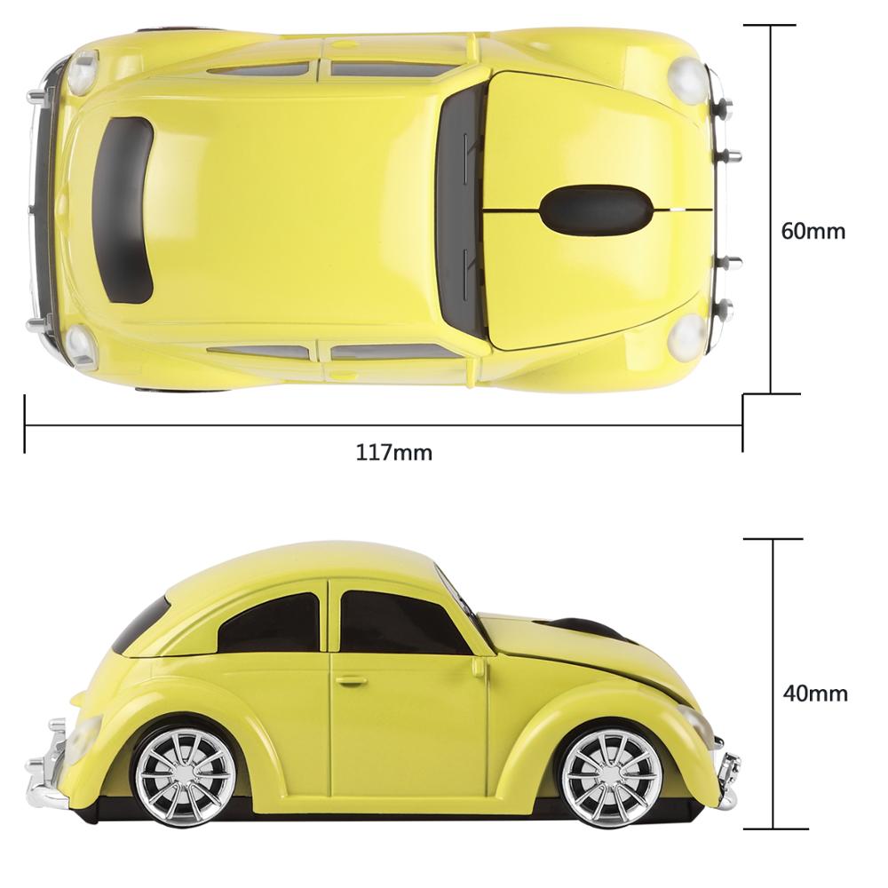 CHUYI 2.4Ghz Wireless Mouse Cool Sport Car Computer Mice For Boy USB Optical PC Office Mini Mause With Mouse Pad Kit