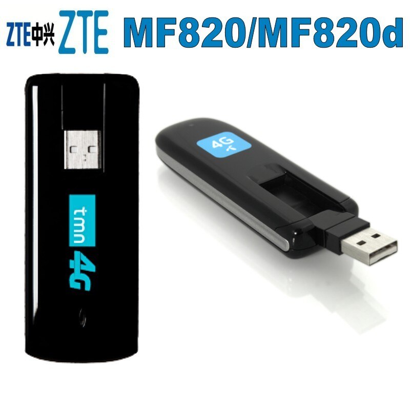 ZTE MF820/MF820d 4G LTE 1800/2100/2600 MHz 100 mb/s modem USB z najlepszą ceną