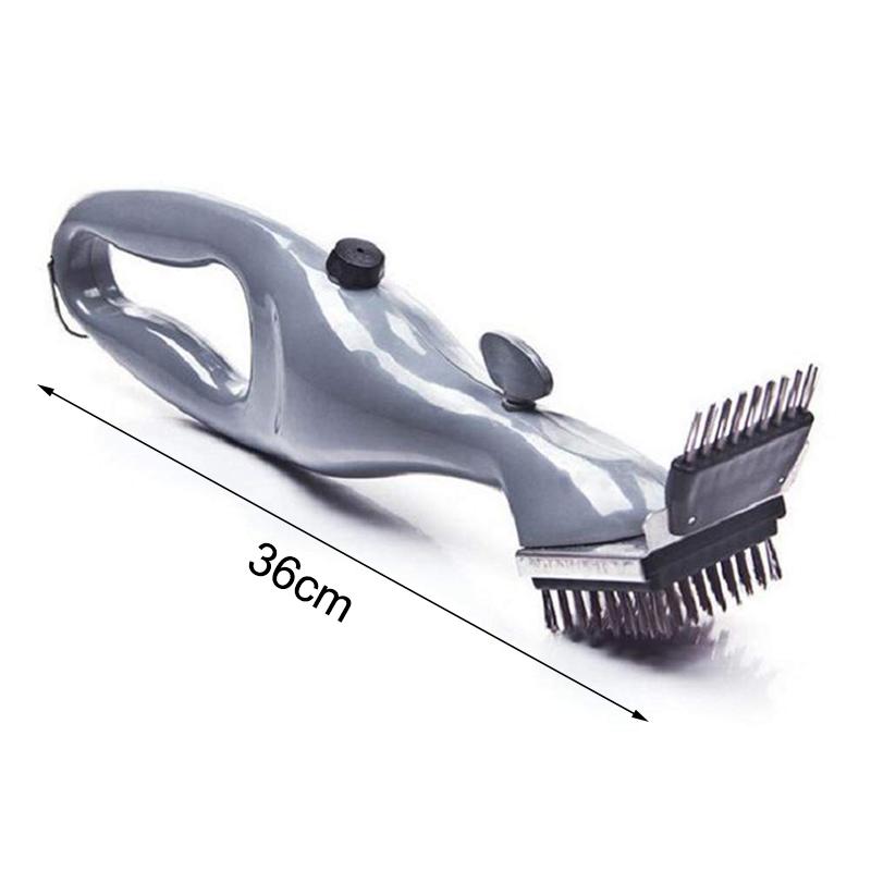 Grill Cleaning Brush with Stainless Steel Bristles Outdoor BBQ Accessories Tools Multifunctional BBQ Vapor Cleaner Brush