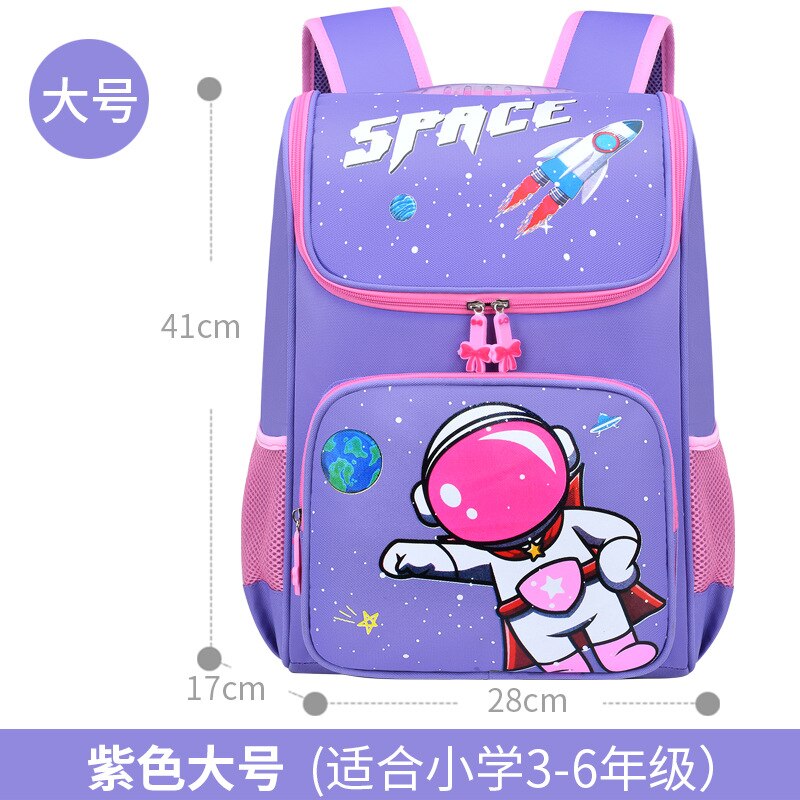 Kinderen Schooltassen Voor Meisjes Jongens Orthopedische Rugzak Kids Rugzakken Schooltas Basisschool Rugzak Kids Book Tassen Mochila: large purple