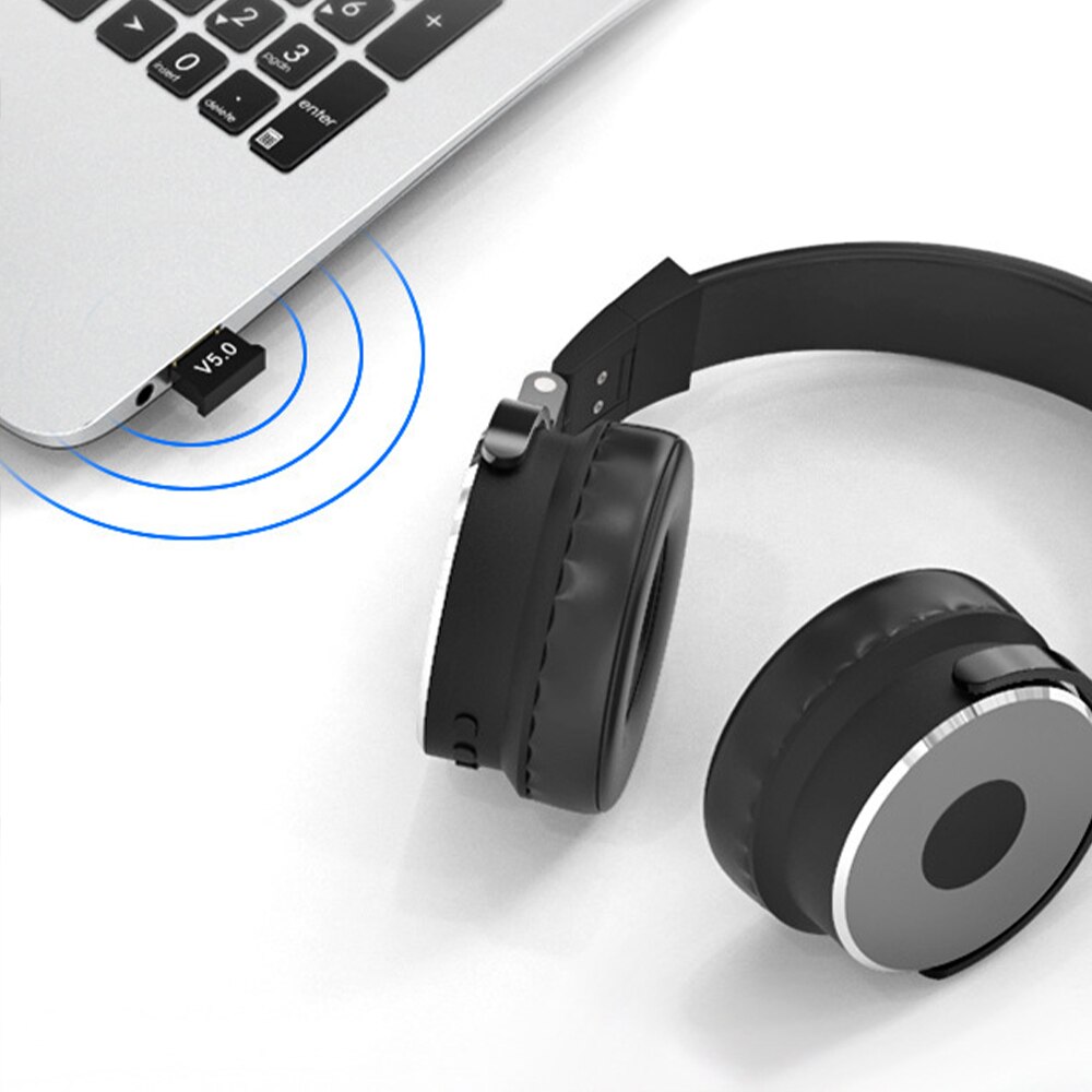 USB Bluetooth 5.0 Adapter Transmitter Bluetooth Receiver Wireless USB Adapter Suitable For Desktop Computer Laptop