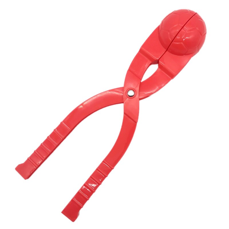 14.2 inch Kinderen Sneeuwbal Zand Mold Tool Winter Outdoor Sneeuwbal Clip Productie Zand Bal Gebruik voor Strand en Sneeuwt Fun sport: Red