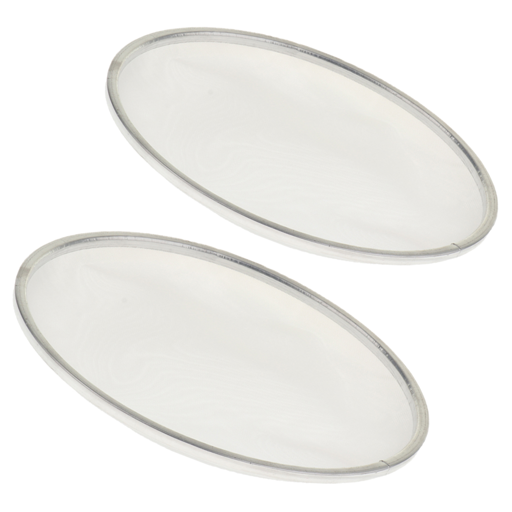 2pcs Double Layer Mesh Drum Set Heads Replacement Drumhead Aluminum Frame, 8inch & 10inch