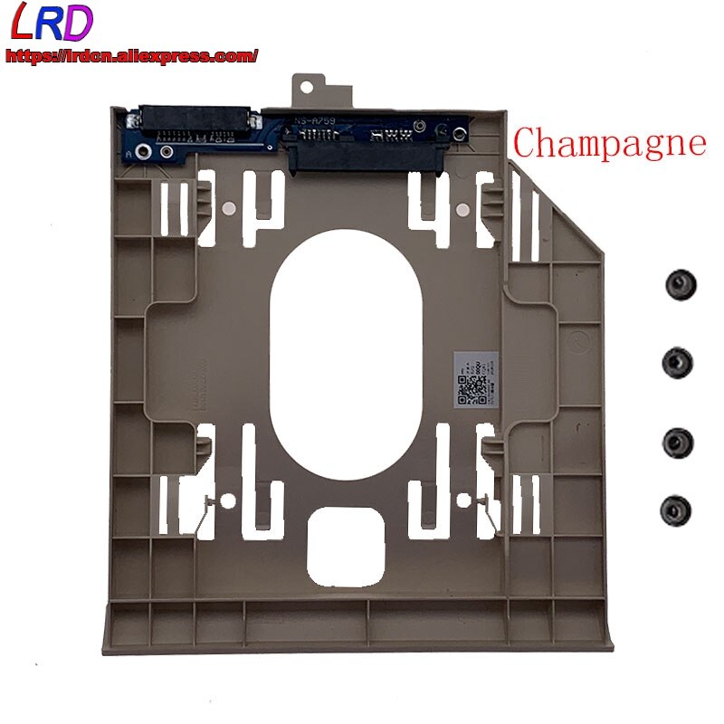 Disco Duro SSD Caddy para ordenador portátil, soporte de bandeja para Lenovo 310-14 320-14 330-14 510-15 520-15 310-15 320-15 Series 330-15: Champagne