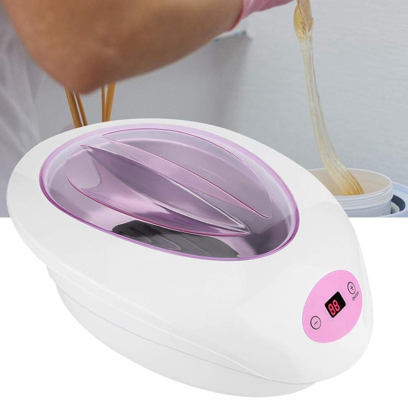 Voksvarmer kit, elektrisk hårfjerning voks epilator varmere hårfjerningsmiddel varmeapparat maskine til fuld kropsben ansigt øjenbryn (us plug