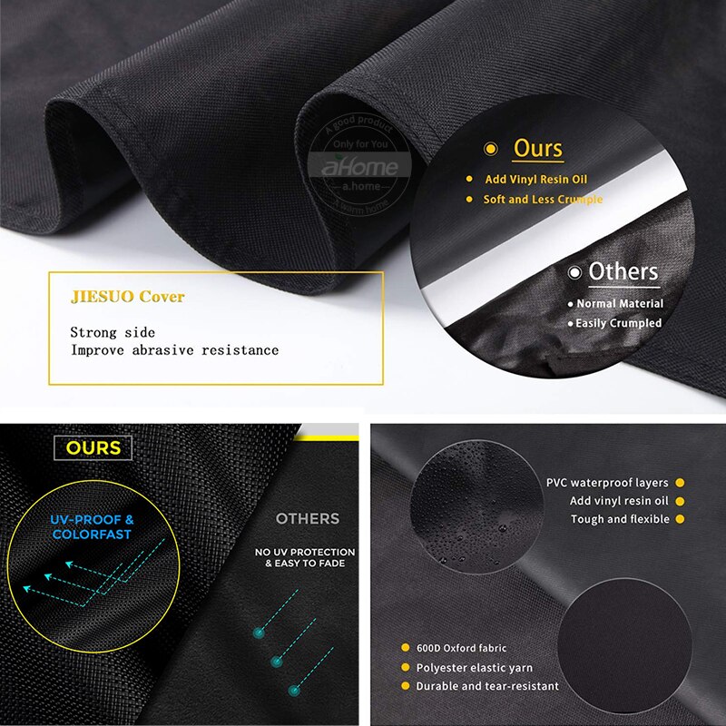 210D Oxford Fabric BBQ Cover Grill Cover outdoor barbecue Waterproof Dust Proof Sunscreen Grill Protector BBQ Accessories