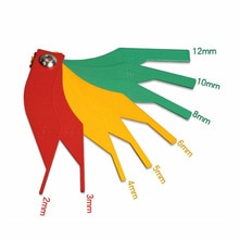 Lining Brake pad Measuring Thickness Meter Measure Tool Scale Feeler 1pcs