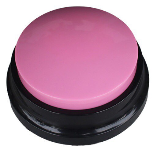 Connerie buzzer buzzer jeu ring for sex boutons de conversation Fabricant de boutons sonores pour chiens, machine à sandwichs pour enfants, bouilloire, jouet, café, événement, fête, fournitures festives, maison, jardin: Recording pink
