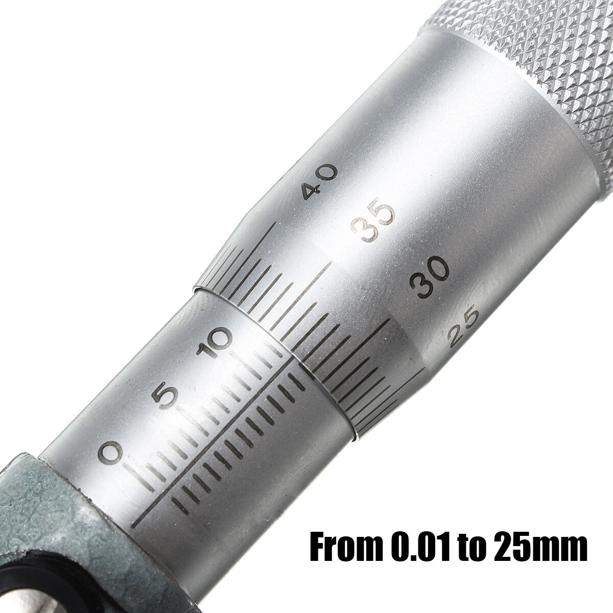 0-25mm 0.01mm ytre metrisk måler mikrometer maskinist måling med boksenøyaktig måleverktøy