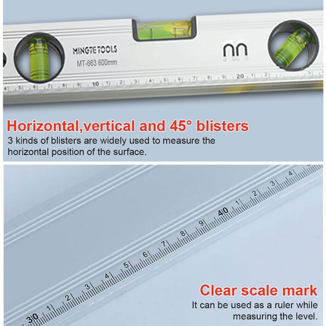 Digital Protractor Angle Finder Electronic Level 360 Degree Inclinometer With Magnets Level Angle Slope Tester Ruler 300-600MM