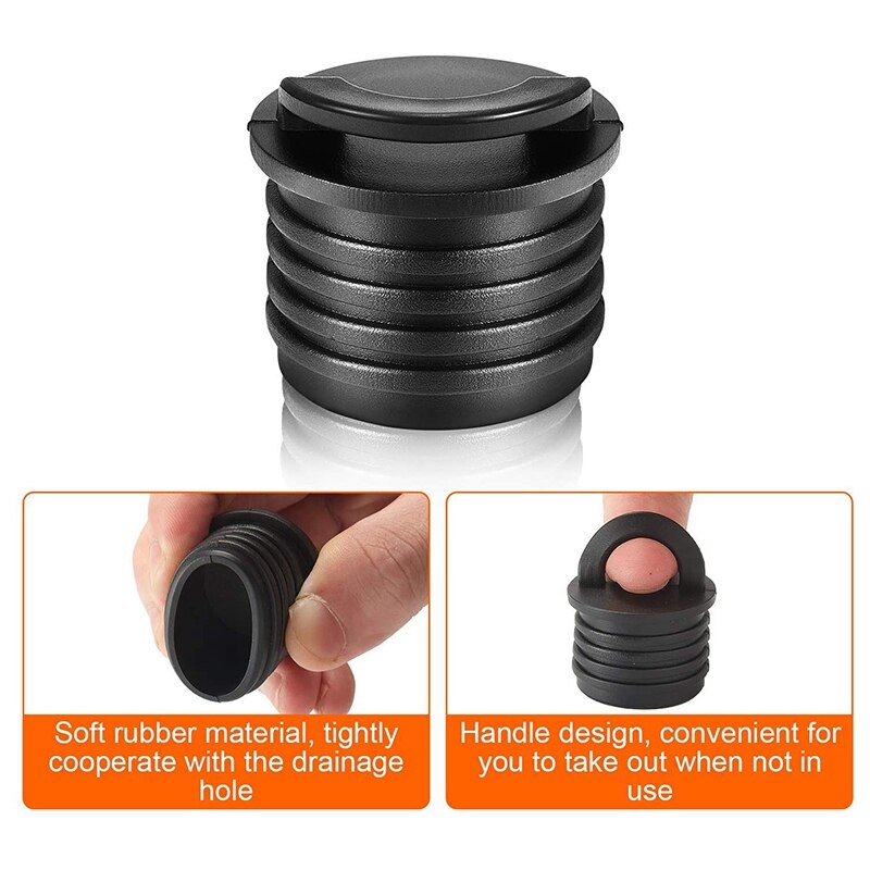 8 Pieces 32cm Boat Scupper Plugs Bung Plugs Kayak Drain Plug Kayak Scupper Stoppers for Kayak Canoe Boat Drain Holes