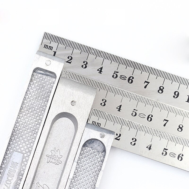 150mm length Triangle Ruler 90 Degree Square Thick Stainless Steel Triangular rule Woodworking tool measurement and drawing