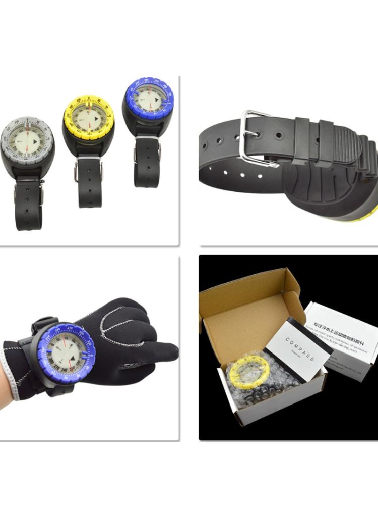 Sous-marin 50m plongée boussole étanche navigateur numérique plongée lumineux équilibré montre pour la natation