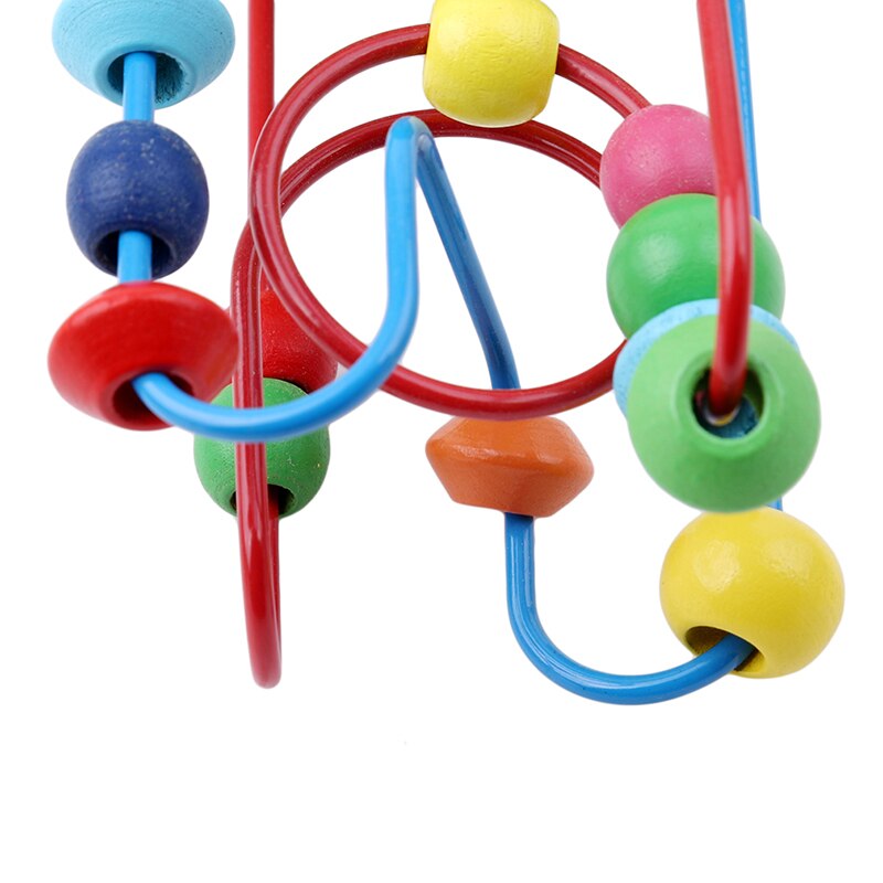 Børns legetøj baby dukke børn pædagogisk legetøj perler streng af perler spil mini omkring dyr chassis mange stilarter tilfældigt