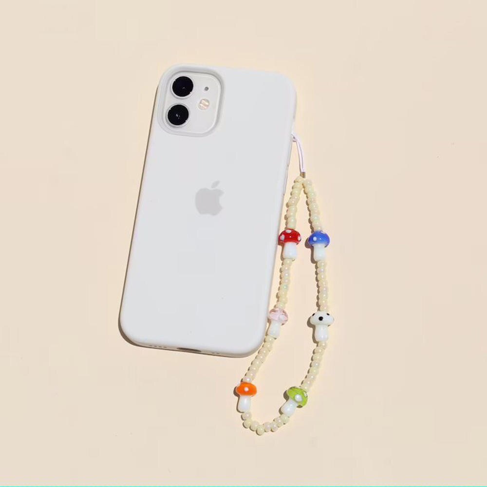 Chain For Phone Mobile Strap Hand Made Charm Butterfly Women Cellphone Jewelry Beads Anti-Lost Lanyard Phone Accessories: 2