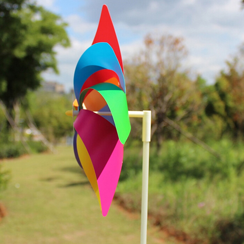 1 Pcs Tuin Yard Party Camping Windmolen Wind Spinner Ornament Decoratie Kinderen Speelgoed