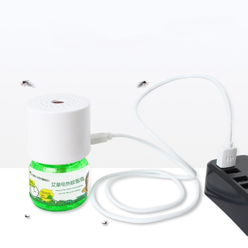 Car Usb Mosquito Repellent Car Dual-Use Mosquito Liquid Heater Electronic Mosquito Portable Portable Can Carry