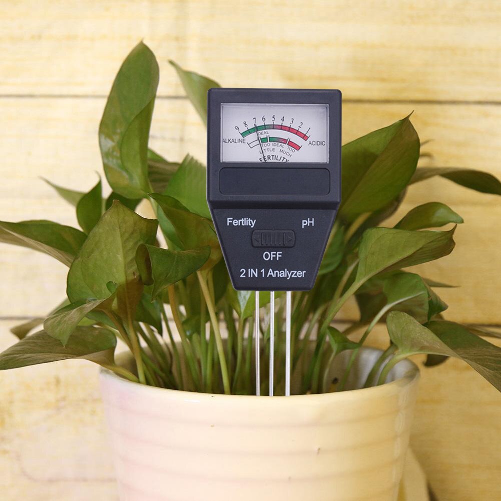 Soil PH Tester Fertility Analyzer with Probe Meter Battery Free Monitor Plantation Flowers Courtyard Measure Tools Accessories