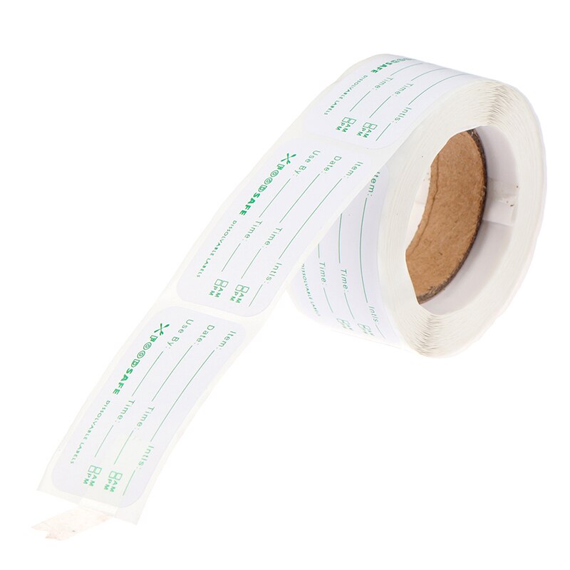250pcs/roll Kitchen Sticker Refrigerator Freezer Food Storage Date Content Label