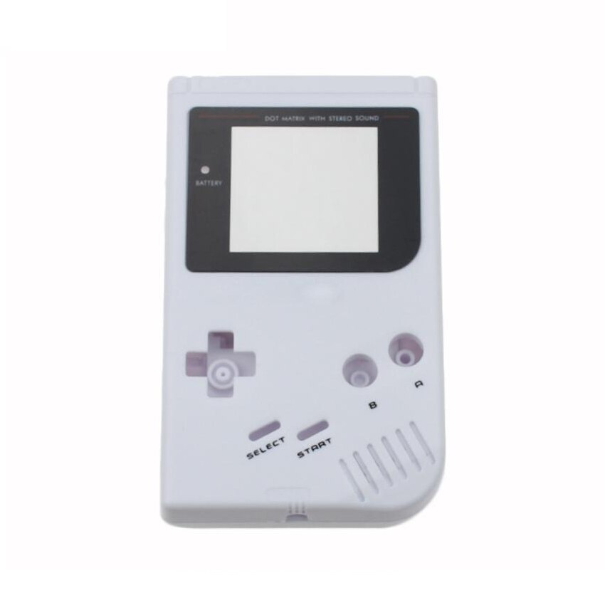 YuXi For GameBoy Classic Game Replacement Case Plastic Shell Cover for GBO DMG Console housing For GB Case: White