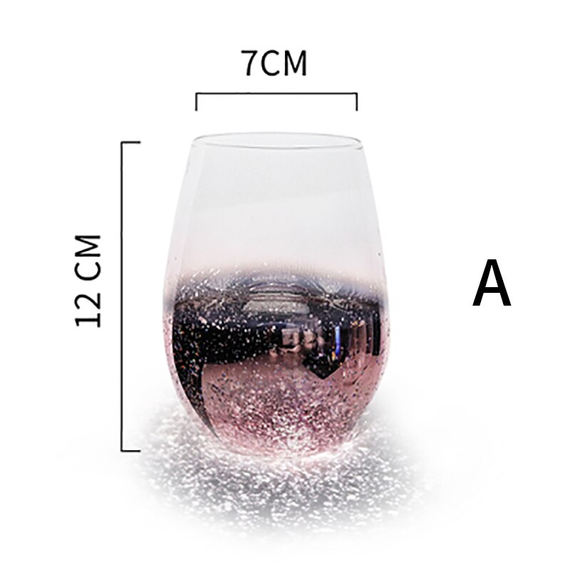 RUX WORKSHOP-taza de cristal de cielo estrellado para desayuno, fruta, hogar, restaurante, de San Valentín, 1 Uds., 580ml: A