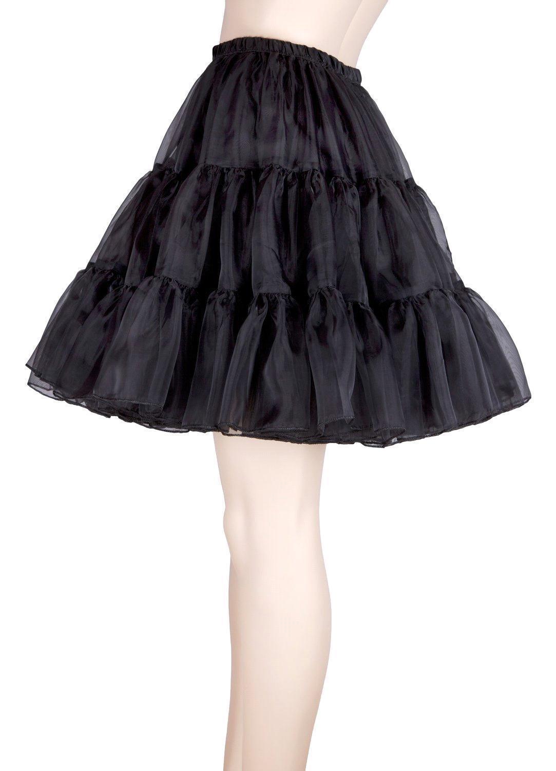 BABYONLINE Rockabilly enagua de boda roja crinolina Falda corta de tul enagua mujer adulto tutú medio resbalones accesorios nupciales