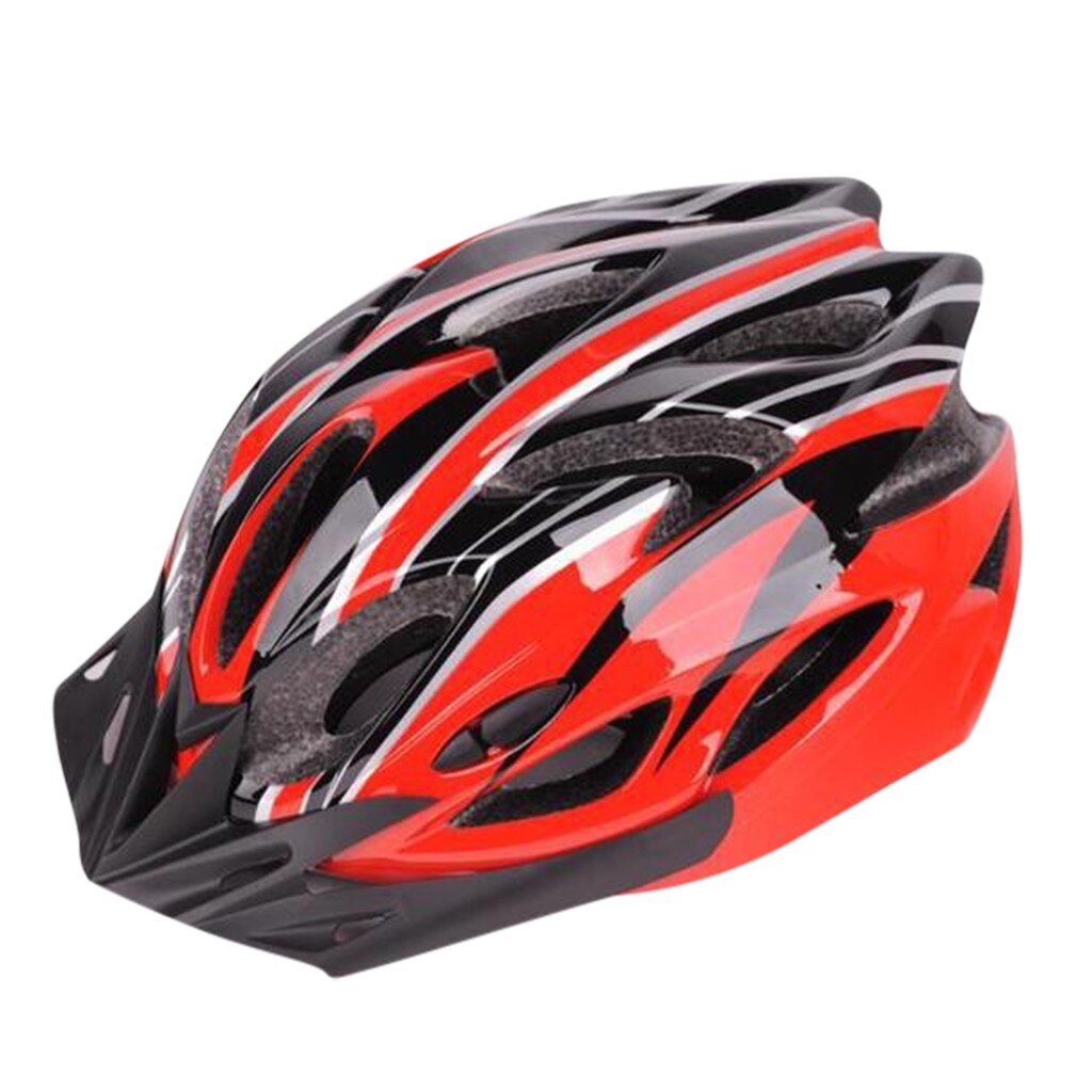 @40 Best CyCling Helmet Mountain Bike Helmet MTB Cyclist Helmet Helmets M and L Men Women Head Protector Caps: Red